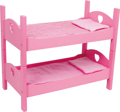 Samostatná alebo poschodová posteľ pre bábiku