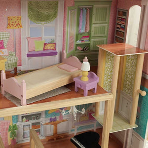 Drevený domček pre bábiky rezidencia