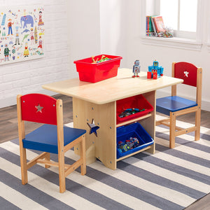 Detský stôl so stoličkami "hviezdička"