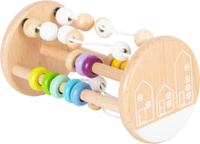 Drevená guľôčková hrkálka-ležatá