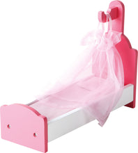 Drevený domček pre bábiky Deluxe-posteľ