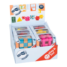 Drevený farebný hlavolam