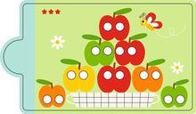 Magnetická_hra_Triedenie_farieb_s_dinosaurom_jablká