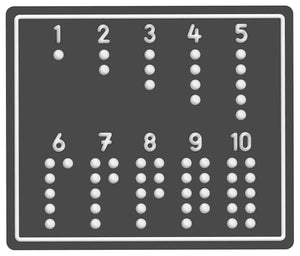 Hracia doska Herný stôl "Matematika 1-10"