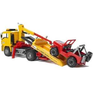 Nákladné auto MAN odťah a Jeep