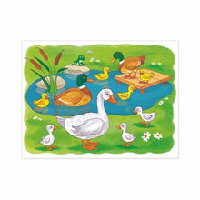 Drevené kocky Na farme