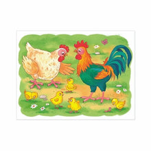 Drevené kocky Na farme