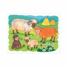 Drevené kocky Na farme