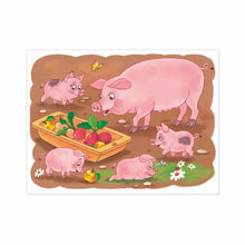 Drevené kocky Na farme