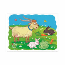 Drevené kocky Na farme