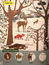 Koliesko Zima - Hravé úlohy s nálepkami