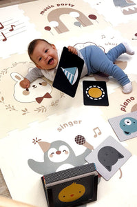 Podložka na hranie Zvieracia párty 9 dielov