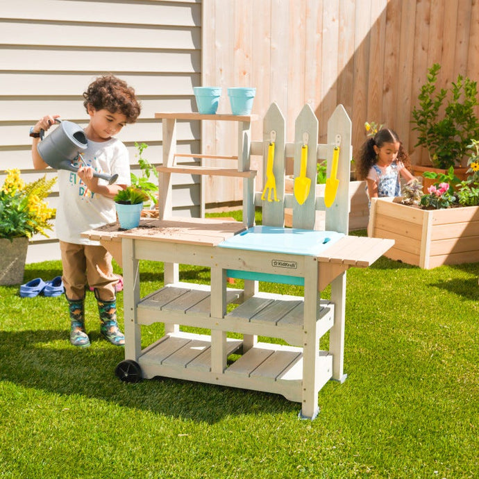 Záhradkársky stolík pre deti