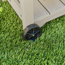 Záhradkársky stolík pre deti - kolieska