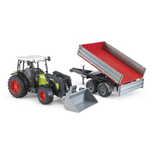 Traktor CLAAS Nectis 267F s nakladačom a prívesom