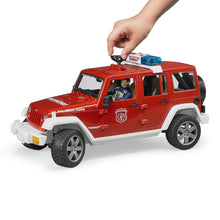 Červený požiarny JEEP WRANGLER s figúrkou a príslušenstvom 6