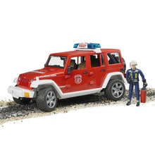 Červený požiarny JEEP WRANGLER s figúrkou a príslušenstvom 2