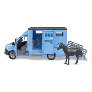Vozidlo na prepravu zvierat MB Sprinter s figúrkou koňa 2