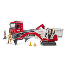 Mercedes Benz Arocs kontajner s minibagrom 4
