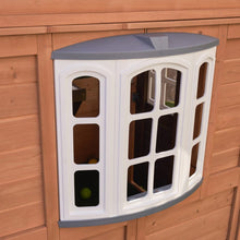 Drevený cédrový domček pre deti na záhradu