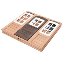 rozložený domček pre deti na záhradu