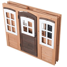 rozložený domček pre deti na záhradu