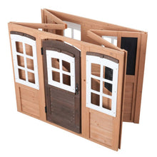 rozložený domček pre deti na záhradu