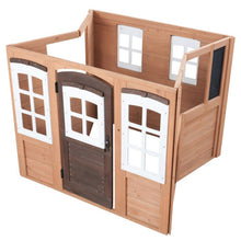 rozložený domček pre deti na záhradu