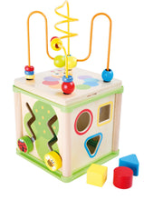 Drevená motorická kocka 