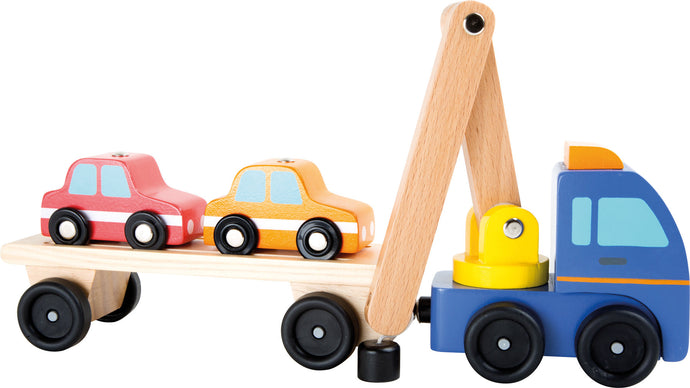 Nákladné auto so žeriavom na prepravu áut