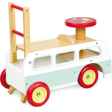 Drevené odrážadlo minibus 2v1