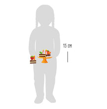 Narodeninová drevená torta