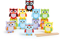 Drevená stohovacia hra"Sovy!