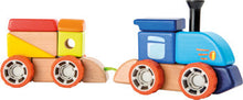 Drevená stavebnica vláčik