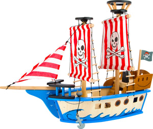 Drevená pirátska loď "Jack"
