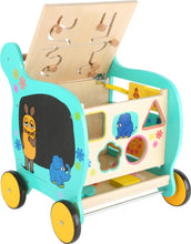 Drevené chodítko Sloník - uložný priestov