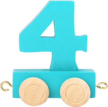 Farebné drevené číslice 1-9