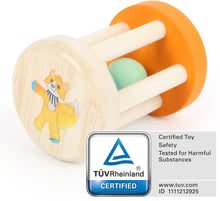 Drevená hrkálka líška Lex