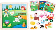 Magnetické puzzle farma