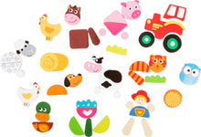 Magnetické puzzle farma