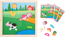 Magnetické puzzle farma