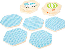 Drevené pexeso - 28 kusov dopravných prostriedkov