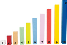 Drevené počítadlo sčítacie paličky 