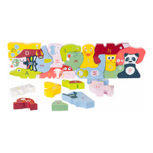 Edukatívne puzzle so zvieratkami Abeceda
