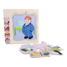 Puzzle životný vývoj muža 3