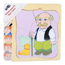 Puzzle životný vývoj muža 6