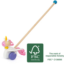 Jednorožec pre deti na paličke