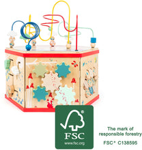 Drevená motorická kocka XL