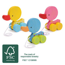 Modrá kačička na ťahanie "Li"