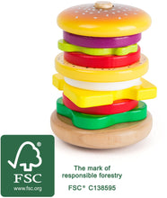 Poskladaj si hamburger - hračka